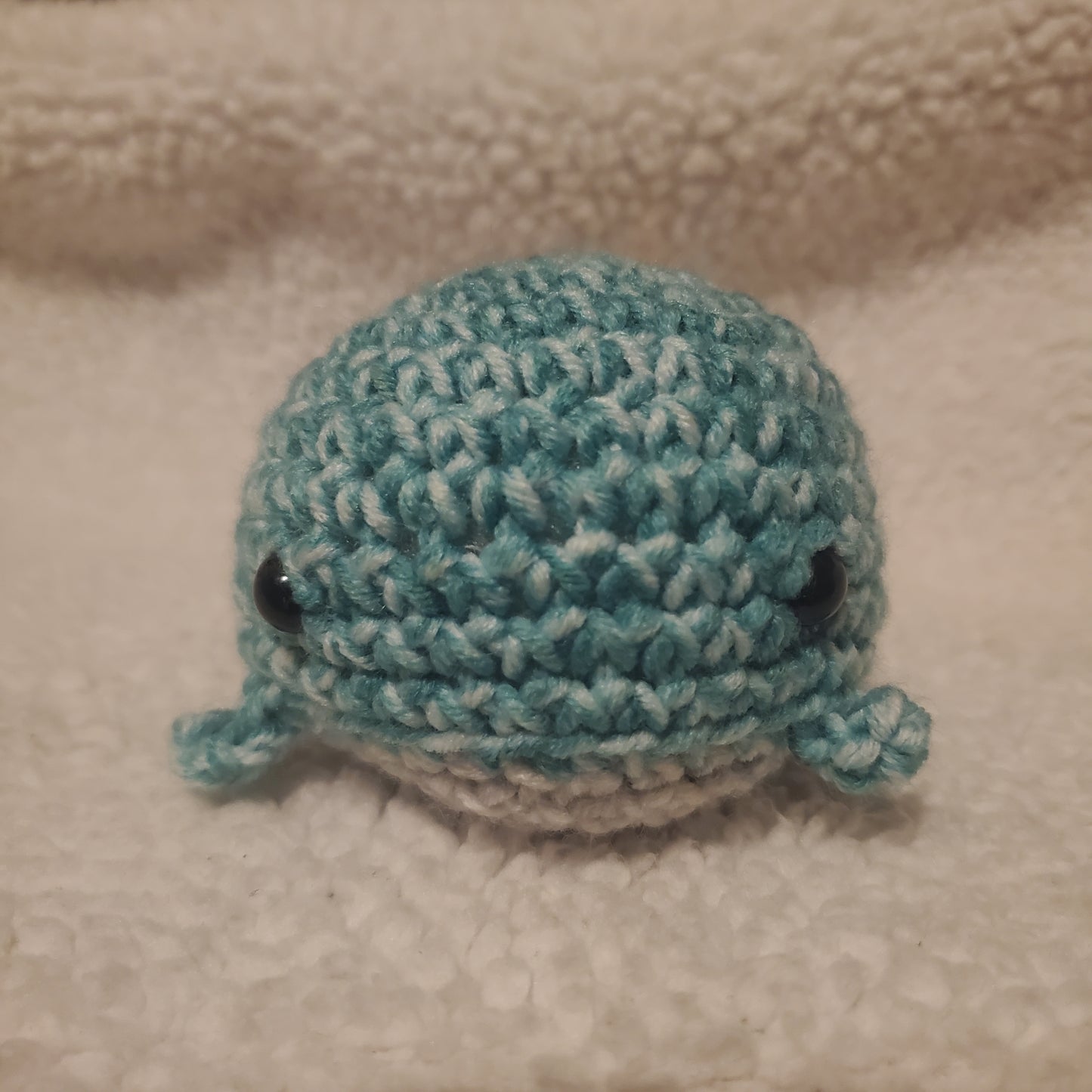 Crochet Whale Plushie – Handmade 4" Ocean Friend 🐋