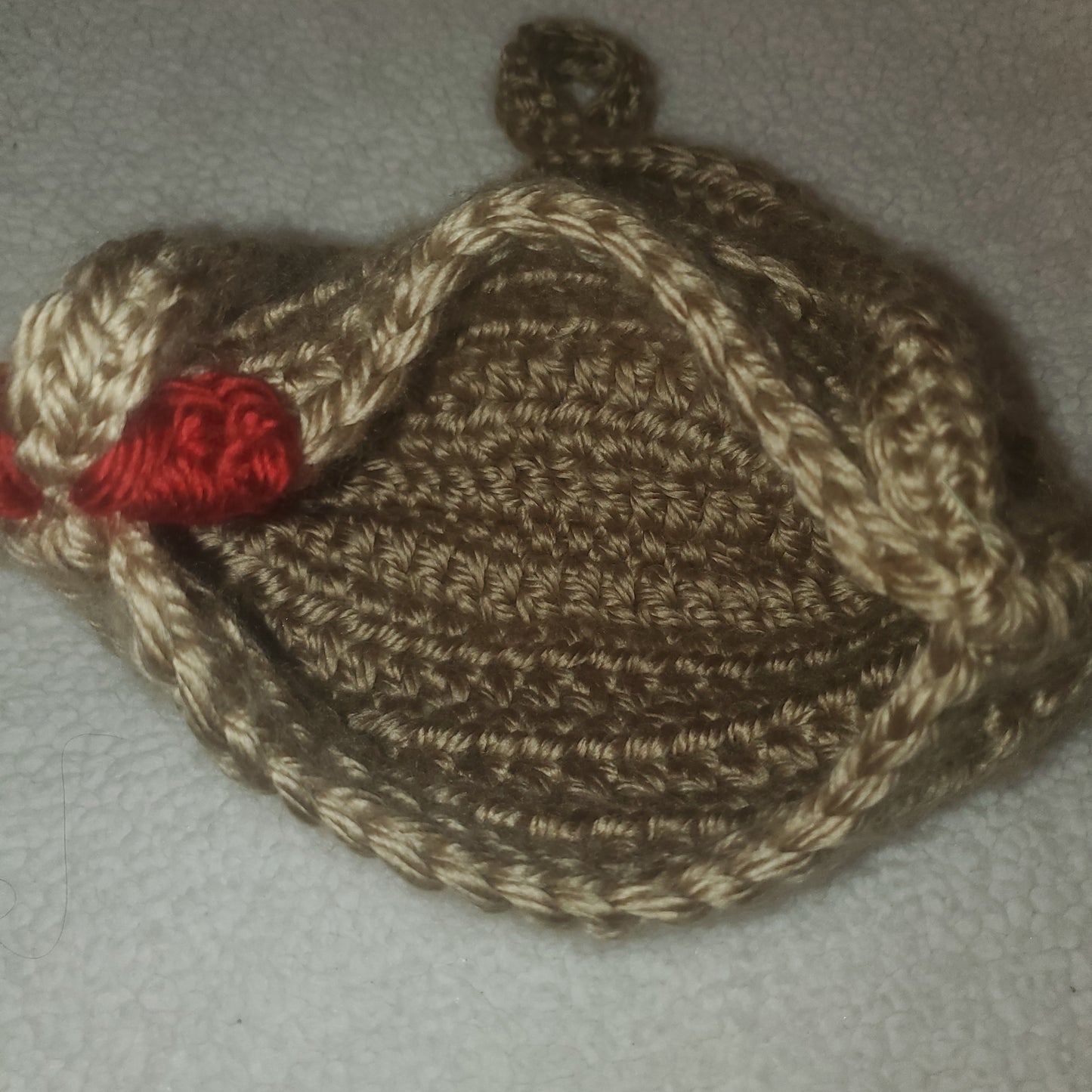 Handmade Crochet Chicken Crossbody Purse – Toddler Size 🐔👜