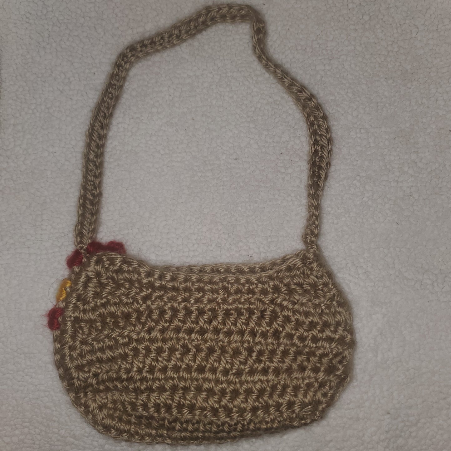 Handmade Crochet Chicken Crossbody Purse – Toddler Size 🐔👜