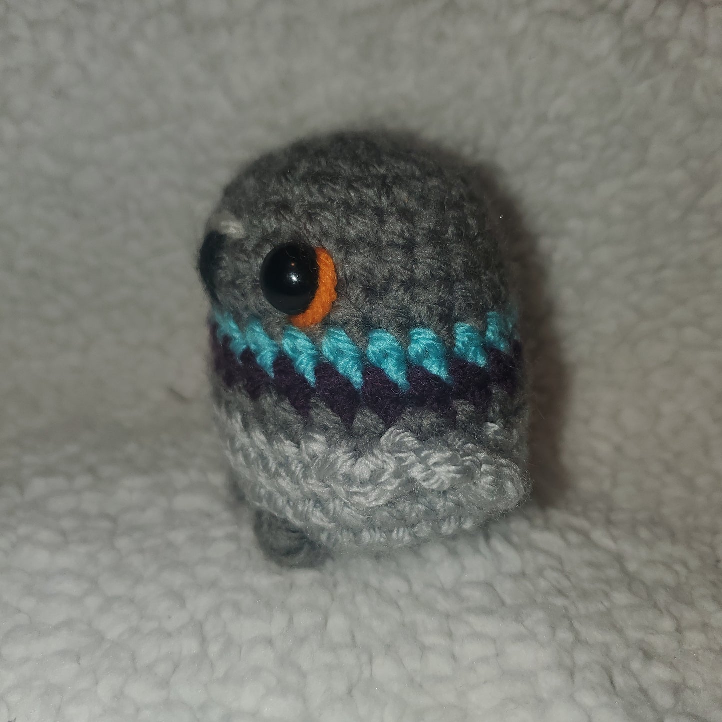 Handmade Crochet Pigeon Plushie – 2.5" Mini Bird 🕊️