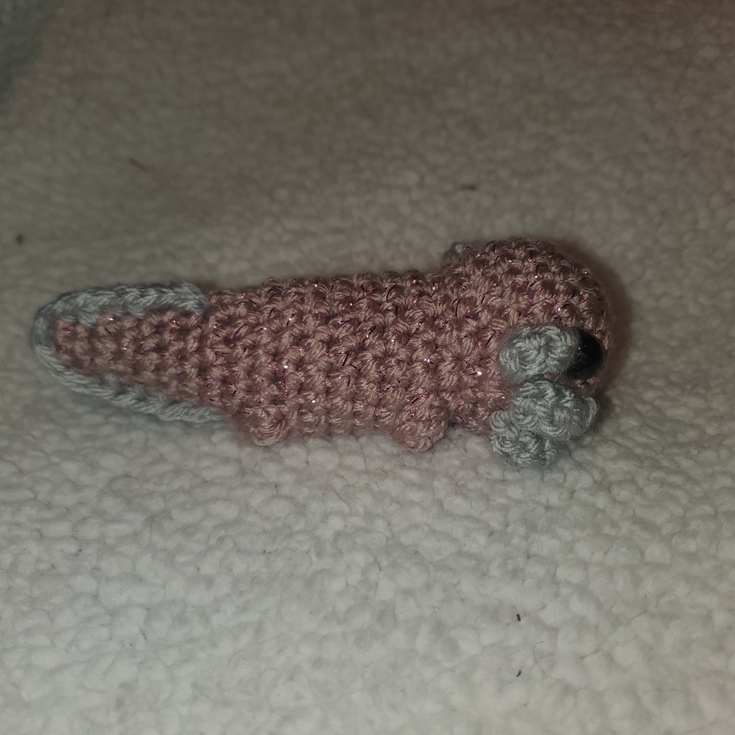 Handmade Crochet Axolotl Plushie – 5" Pink Axolotl 🩷
