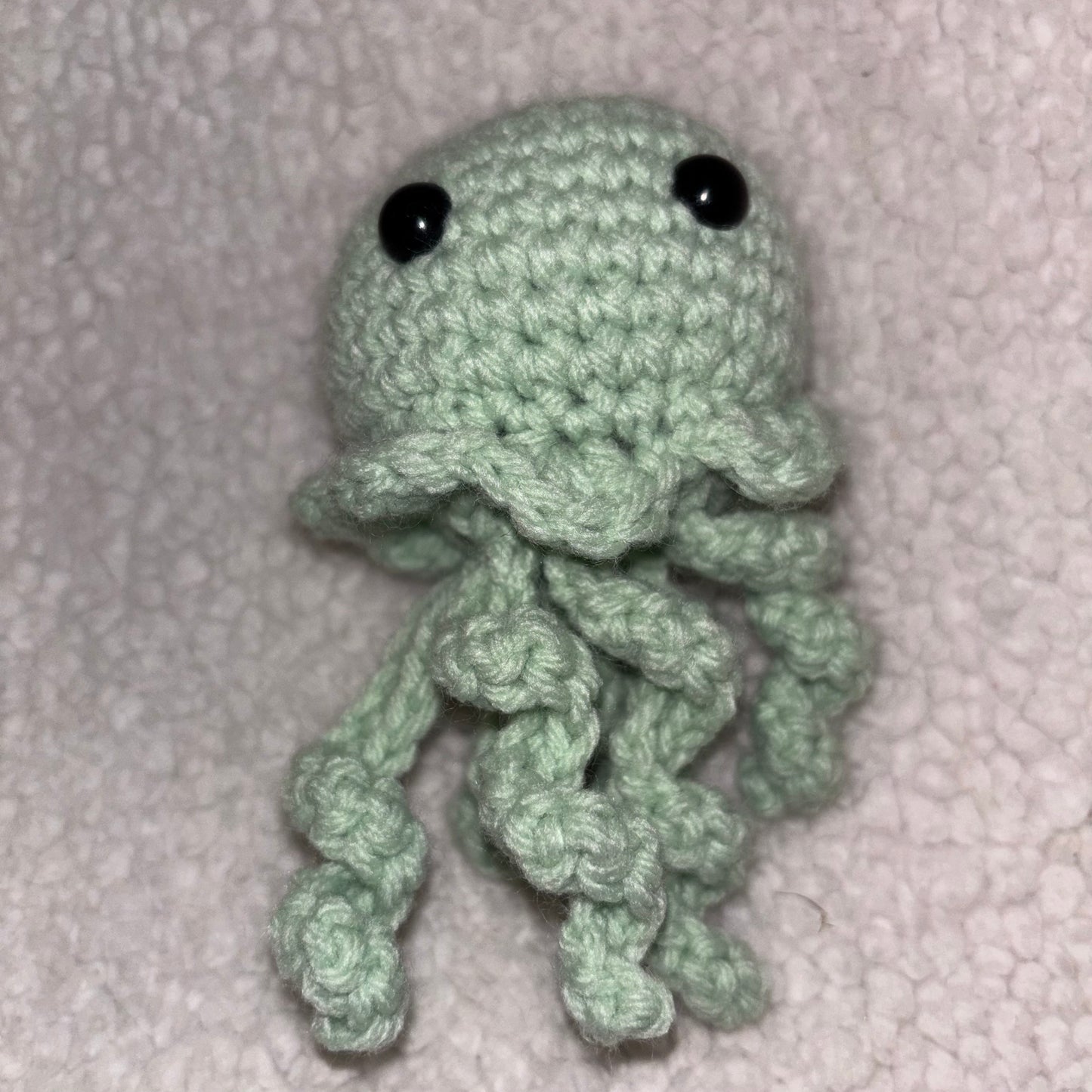 Handmade Crochet Jellyfish Plush – 5" Ocean Friend 🌊