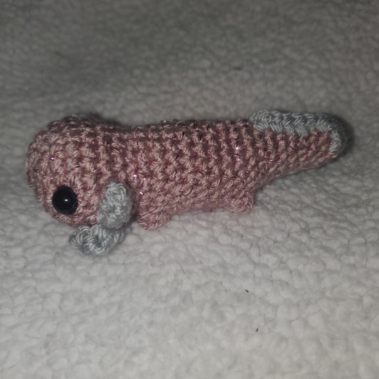 Handmade Crochet Axolotl Plushie – 5" Pink Axolotl 🩷
