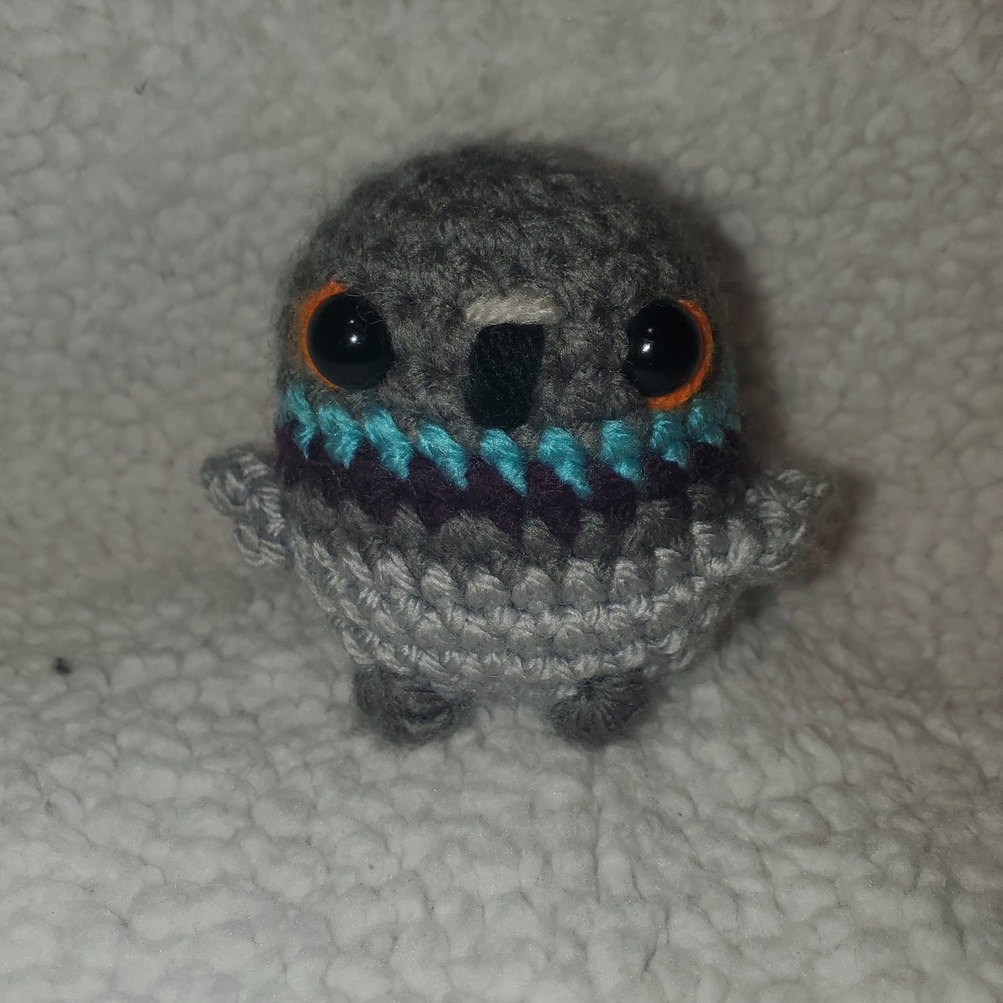 Handmade Crochet Pigeon Plushie – 2.5" Mini Bird 🕊️