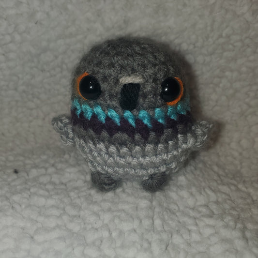 Handmade Crochet Pigeon Plushie – 2.5" Mini Bird 🕊️