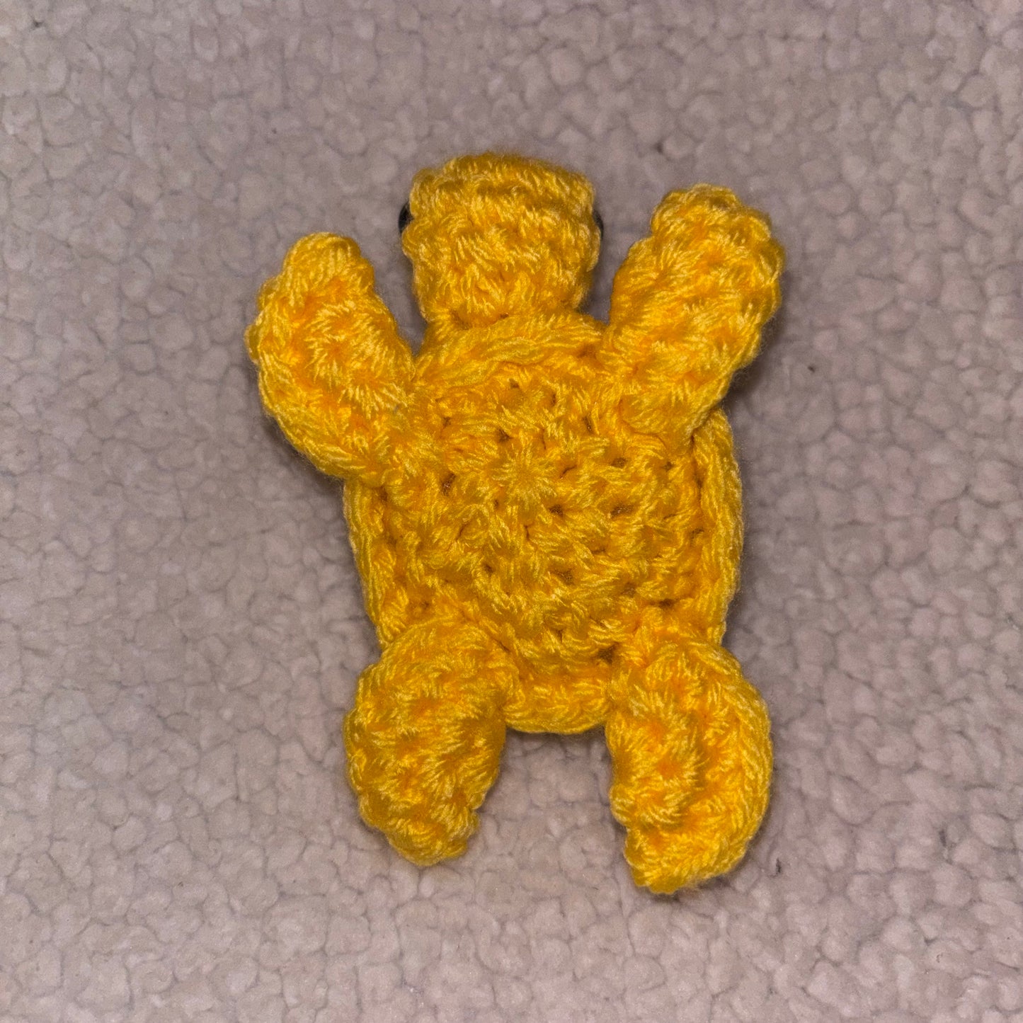 Handmade Banana Turtle Plushie – 4" Crochet Sea Turtle 🍌🐢