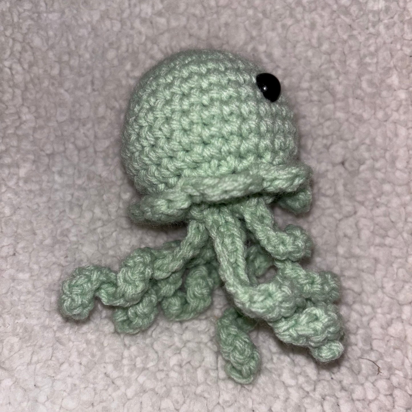 Handmade Crochet Jellyfish Plush – 5" Ocean Friend 🌊