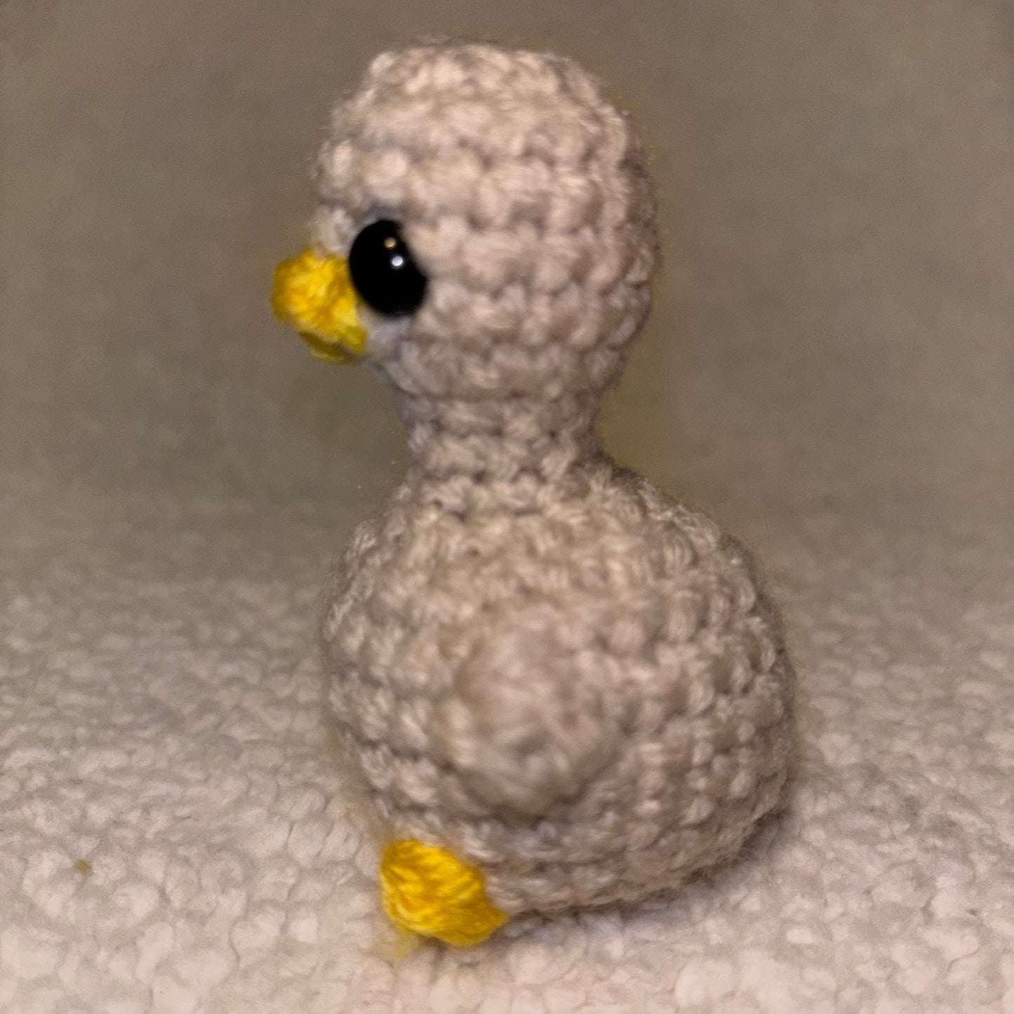 Handmade Mini Crochet Goose Plush – 3" Farm Friend 🚜